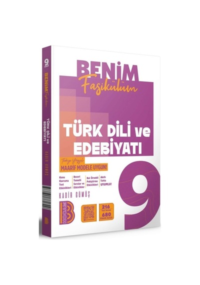 9.sınıf Türk Dili Ve Edebiyatı Maarif Model Fasiki