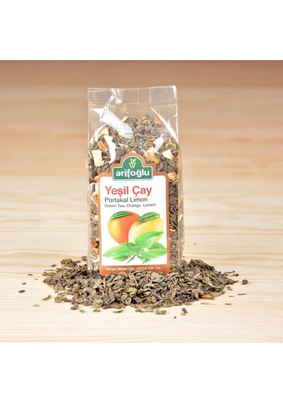 Arifoğlu Yeşil Çay Portakal Limon Karışık Bitki Çayı 135 G