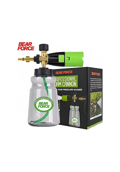 Robeve Bear Force Pro+ Foam Lance Köpük Yapıcı Aparat Pro Model Köpük Aparatı Profesyonel Oto Yıkama Köpük Yapıcı Aparat