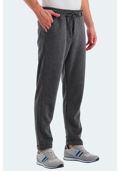 Slazenger Nadica Erkek Cepli Koyu Gri Eşofman Altı Koyu Gri Füme
