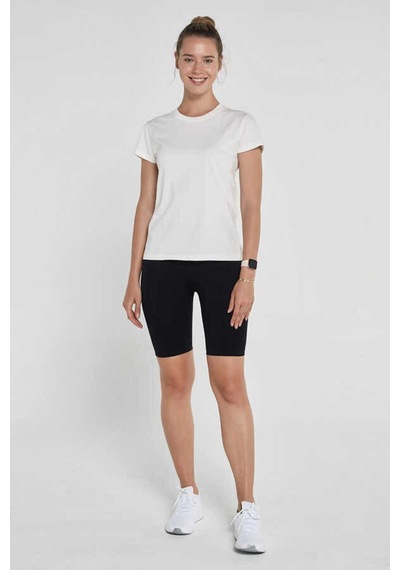 Jerf Lydney Kadın T-shirt Krem 001