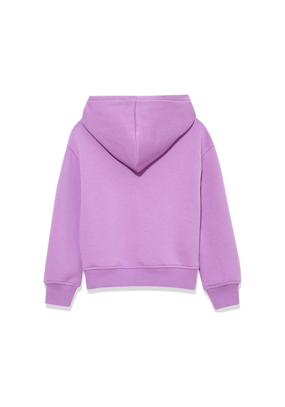 Mavi - Mavi Logo Baskılı Kapüşonlu Mor Sweatshirt 7610035-70586 Mor