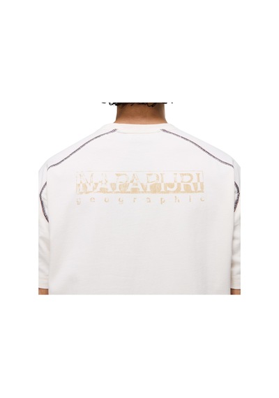 P0a4ıcln1a1-r Napapijri S-reflect Ss Erkek T-shirt Beyaz P0a4ıcln1a1-r