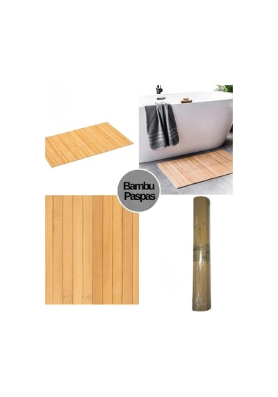 70 X 45 Cm Bambu Banyo Paspası Yıkanabilir Bambu Paspas Bambu Yolluk Banyo %100 Bambu Bambu