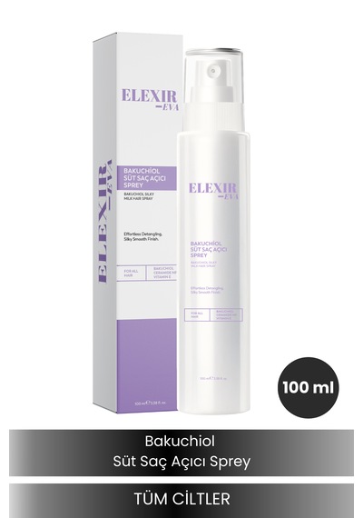 Bakuchiol Saç Bakım Sütü 100 Ml Elektriklenme Karşıtı & Parlaklık Veren