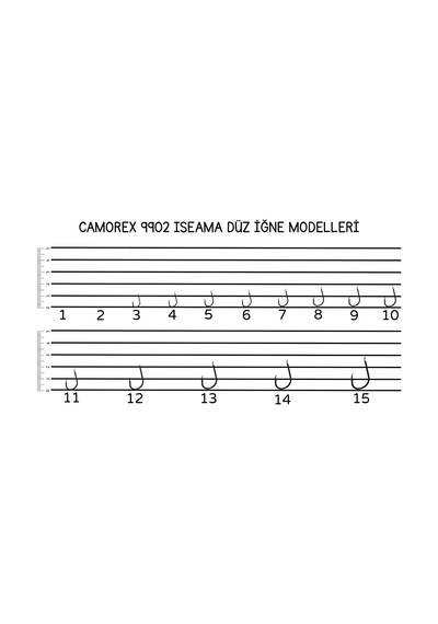Camorex 9902 Trofe Balık İğnesi Numara: 13