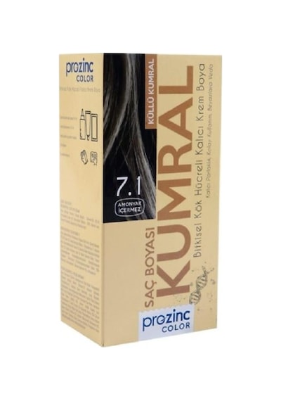 Prozinc Color Saç Boyası - 7.1 Ash Blonde Kumral