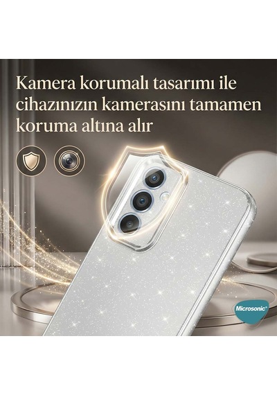 Microsonic Samsung Galaxy Uyumlu A15 Kılıf Grand Stardust Pembe -