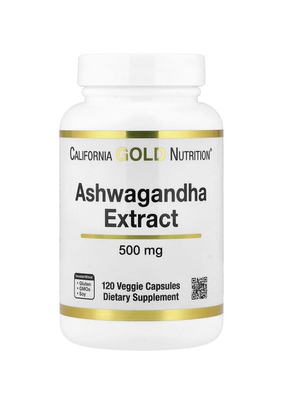 California Gold Nutrition, As-hw-aga-ndha, 500 Mg, 120 Veg Capsules Aromasız