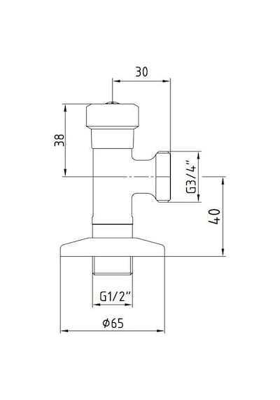 Eca 102109450 Poşet Ambalajlı Çamaşır Musluğu 25'li Krom