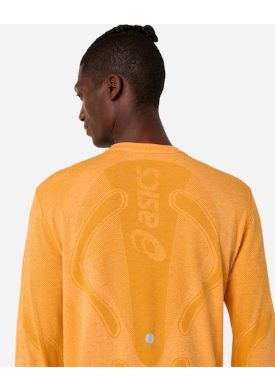 Asics Road Seamless Ls Top Erkek Sarı Uzun Kollu Tshirt 2011d356-800