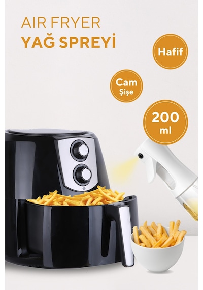 Kumtel Airfryer Cam Sprey Yağdanlık Hspr-01