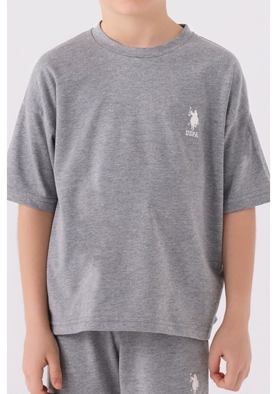 U.S. Polo Assn. Erkek Çocuk Gri Melanj Bermuda Takımı 5274-43647 Gri Melanj U.S. Polo Assn. Erkek Çocuk Gri Melanj Bermuda Takımı 5274-43647 Gri Melanj
