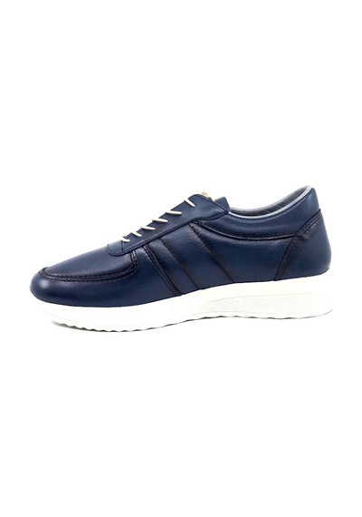 Castle Black 42150-1 Deri Günlük Erkek Casual Ayakkabı Lacivert