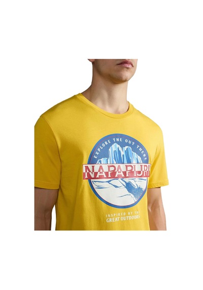 Napapijri S-forsteri Erkek T-shirt - Np0a4hm6y1h1-72 Sarı