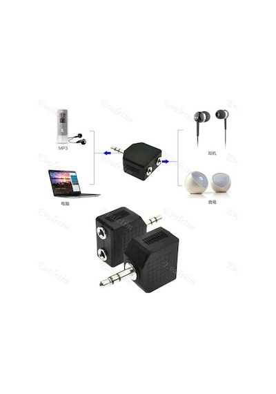 Kulaklık Çoklayıcı 3.5Mm 4704A Çevirici Dönüştürüc