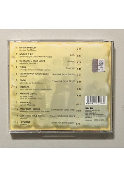 Kardeş Türküler Doğu Cd Orjinal Dönem Baskı