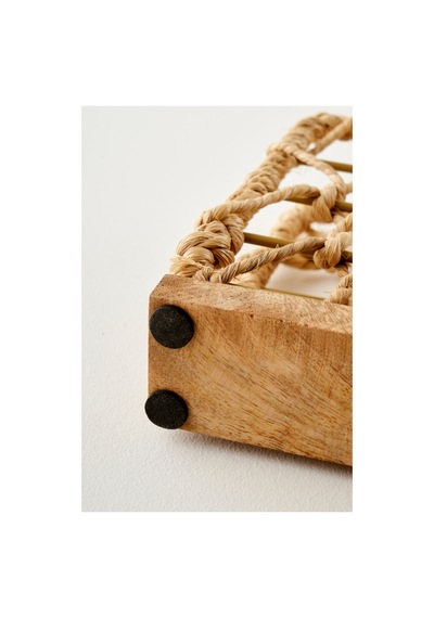 Bella Maison Sierra Peçetelik Naturel 17x4,5x16 Cm Naturel