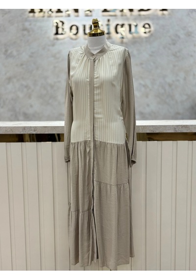 Nuss Ns-14k-2009-b Bej Elbise Çok Renkli