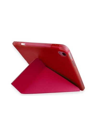 Xiaomi Pad 6 Kılıf Kalemlikli Mars Tablet Kılıfı - Kırmızı Diğer