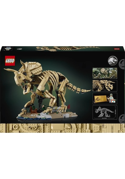 LEGO® Jurassic World Dinozor Fosilleri: Triceratops 77985 - Yetişkinler için Minifigür İçeren Model Yapım Seti (1154 Parça)
