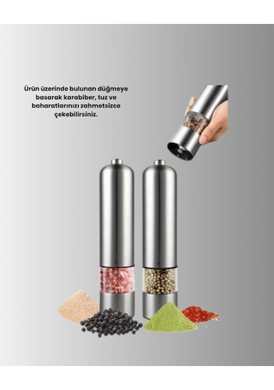 Muratech Baharat Öğütücü Çok Renkli
