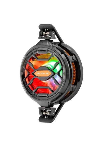 Telefon Buz Soğutucu Fan Mıknatıs Ve Klips Rgb Siyah Hdx4382