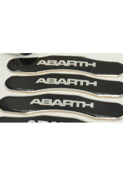 Abarth Logo Kaliper Üstü 3M 3D Metal Logo Arma Amblem Seti