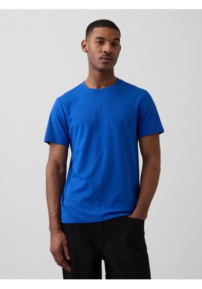 Gap V-frch Mını Logo Tee Erkek Mavi Tişört 799323008