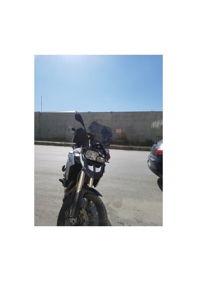 Zeus Motor Bmw F800 F650 Uyumlu Uzun Cam Koyu Füme 45cm 4mm Motosiklet Camı