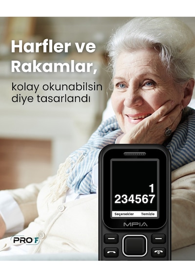 Yerli Üretim Kamerasız Tuşlu Cep Telefonu 7 Gün Şarj Asker Yaşlı Öğrenci Telefon 2 Yıl