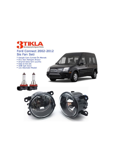 Ford Connect 2007 Sis Farı Set Oem: 8200074008
