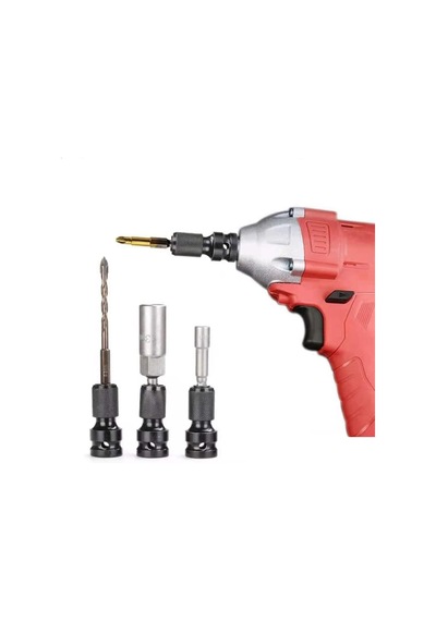 2 Adet Soket Adaptörü - 1/2 İnç Kare Sürücü 1/4 İnç Altıgen Şaft, Darbeli Anahtar İçin Darbeli Anahtar Adaptör Uçları, Darbeli Anahtar Somunları, Bit Tutucu