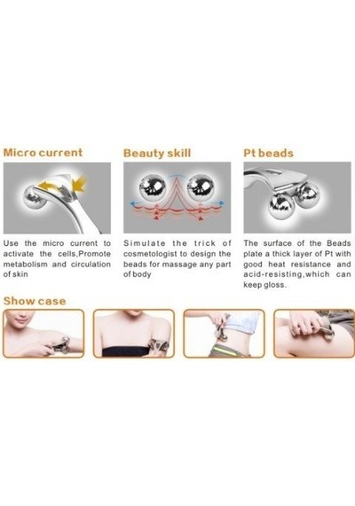 Medikaltec 3d Massager Bilyalı Sıkılaştırılı Masaj Aleti