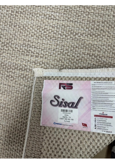 Merinos Rs Sisal 79270-071 Özel Kesme Halı Kahverengi Çok Renkli
