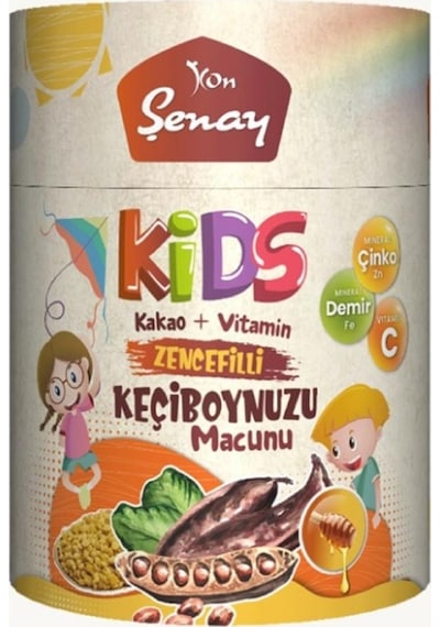 Şenay Kids Çocuklara Özel Zencefilli Keçiboynuzu  Macunu 240 G