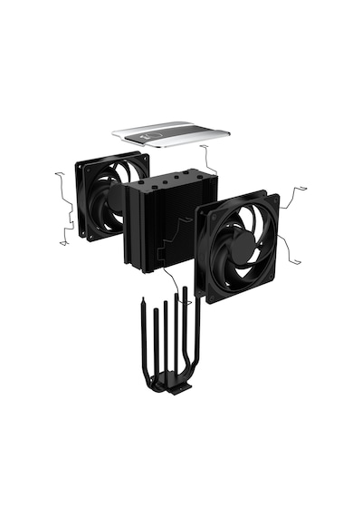Cooler Master Hyper V4 Alpha 3dhp 2x120mm Maz-t2hp-217pk-r1 Azaz3col0027