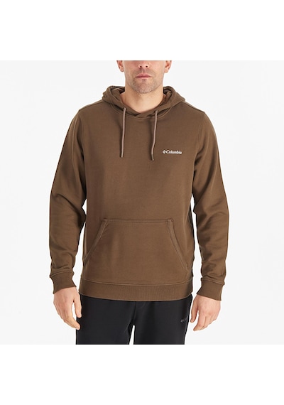 Columbia Csc Basic Sm Logo Erkek Kapüşonlu Sweatshirt-6068 Zeytin Yeşili