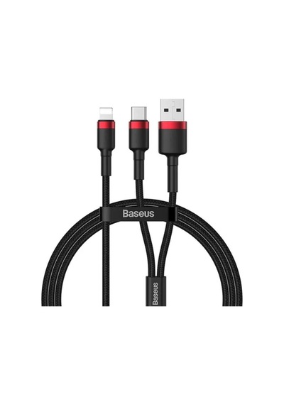 Baseus Cafule 2in1 Type C Pd,hızlı Şarj+Apple iPhone Hızlı Usb Şarj Kablosu