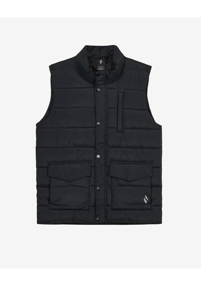 Skechers M Puffer Vest Erkek Siyah S2620193-3817