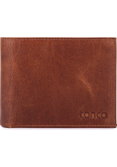 Tamer Tanca Erkek Hakiki Deri Taba Cüzdan 907 50 Erk Czdn Sk25-26 Taba Rıb Taba
