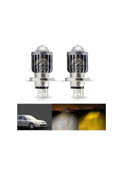 Honda Civic İes Mercek Led Xenon Uzun - Kısa Çift Renkli