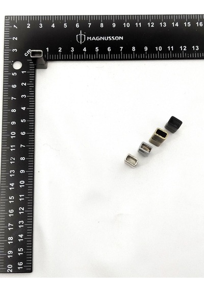 4x8 Mm Deri Bileklik Kiliti Mıknatıslı Kilit 5 Adet 4 X 8 Mm / Füme