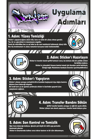 Akdesen Mt-25 Mavi Far Sticker 1