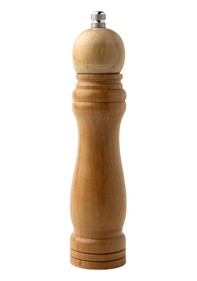 Bambu Gövdeli Komple Ahşap Tuz Karabiber Değirmeni Baharat Öğütücüsü Orta Boy 21 Cm 2 Adet Çok Renkli