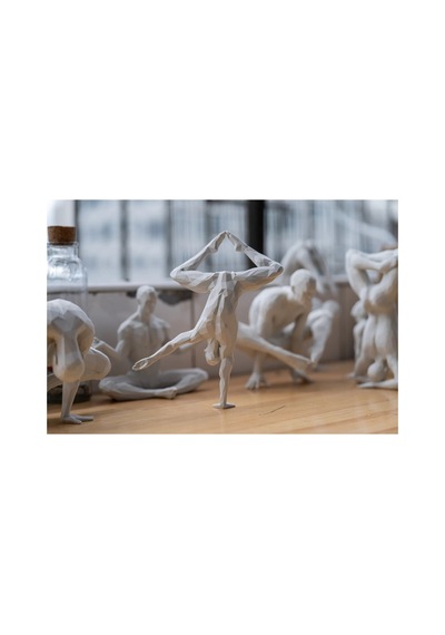 Yoga/meditasyon Yapan İskandinav Tarzı Biblo Heykel Figür Dekor Dekorasyon Hediyelik Denge Ve Huzur 13