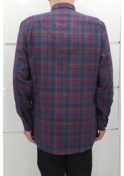 Cliente Dmctekstil Erkek Ekose Klasik Kesim Rahat Kalıp Tek Cepli Kışlık Kaşmir Gömlek Bordo Cliente Dmctekstil Erkek Ekose Klasik Kesim Rahat Kalıp Tek Cepli Kışlık Kaşmir Gömlek Bordo