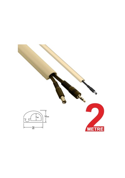 Greentech Esnek Kablo Kanalı Krem/gt-kk12