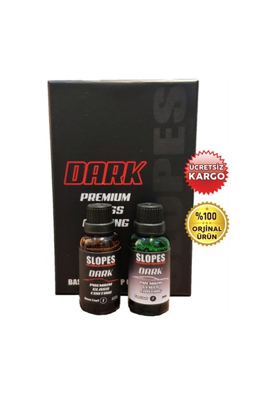 Slopes Dark Premium Glass Coating Çift Kat Seramik Kaplama 60 Ml