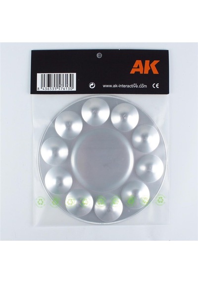 Ak 613 10 Gözlü Aliminyum Boya Paleti-35191